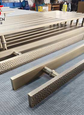 欧大肯五厅金豪华拉轻奢不锈钢门把57671手高档豪华酒店餐玻璃大