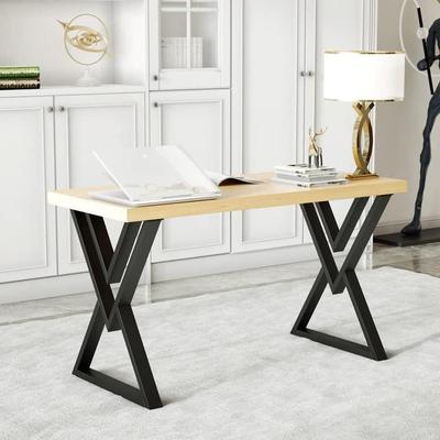 属重型艺桌腿支架金铁桌电脑支撑架PQQ岩板脚书桌实木茶几底座