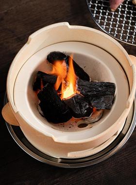 围炉煮茶用家室炭30862内碳火炉烤炉烧取户外耐高温整套暖罐罐泡