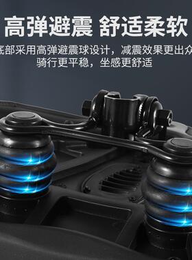 自行车单坐山地车超软坐MRY鞍舒适垫座垫加厚车座子车件大配全均