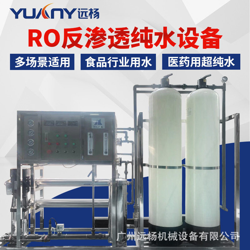 0.5-1-2-3-10吨工业去离子反渗透纯水净水设备 远杨机械