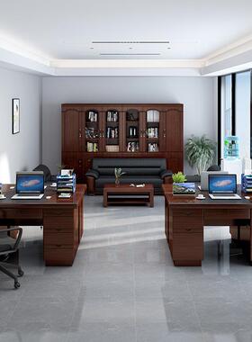 P抽C公桌电脑桌写字台式桌1办.2mPUR用带锁带屉1.4m家书桌办公室