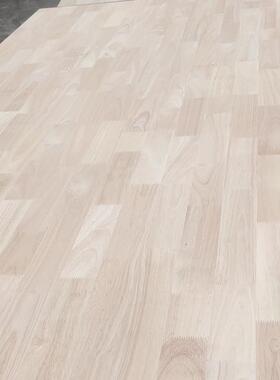 皮橡胶指接板B-B级门芯38952板贴板9mm40mm橡胶木UV木板楼梯踏步