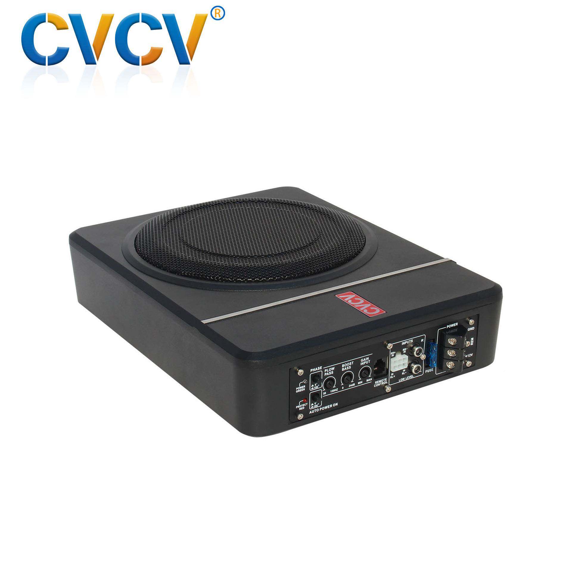 汽车铝合超薄1座椅车载低音炮12V有120源8功放寸0寸音响金喇叭