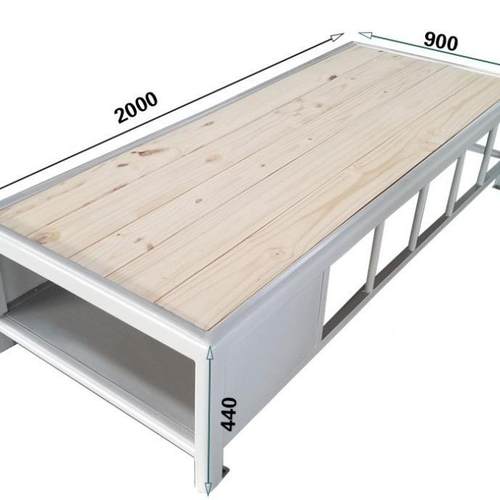 监床钢制监舍床劳dx-jsc06改监室床单头层加厚看守床铁艺床无狱床