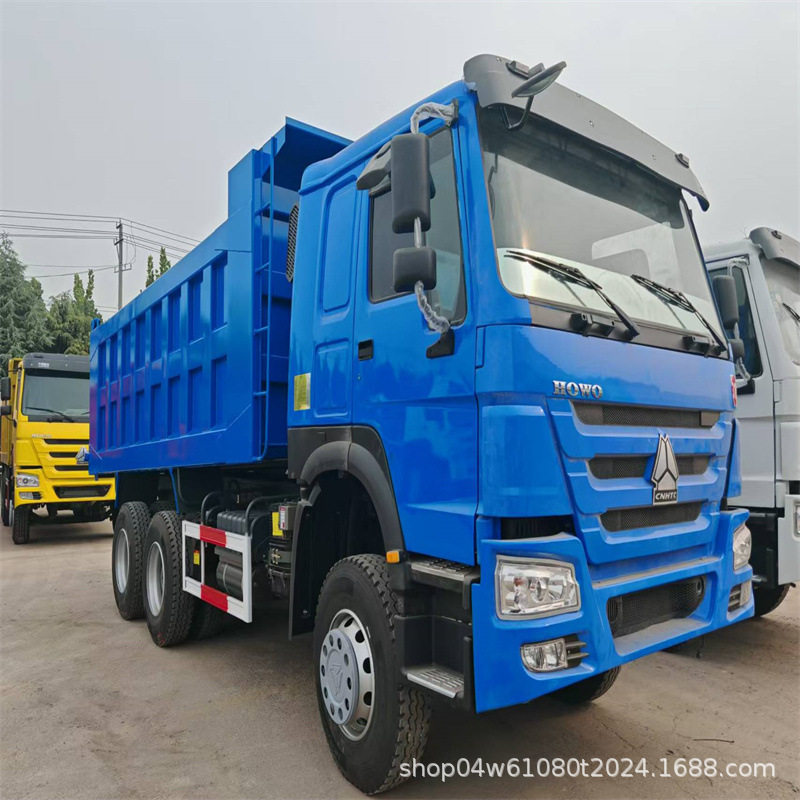 厂家出口解放豪沃10轮自卸卡车 翻斗自卸汽车 8.6米土方车 几内亚