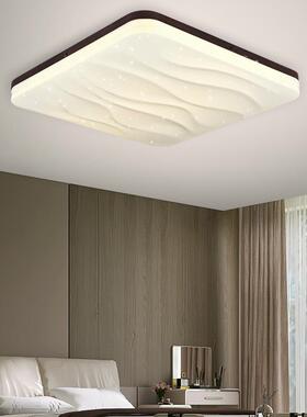 客胡厅灯轻大气25727创简意现代约新中式桃木奢餐厅房间灯led吸顶