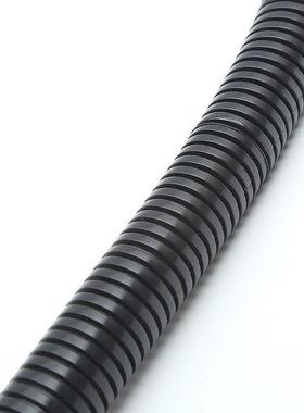 ZST直销奔龙A料D10*100米黑色塑料管纹P塑波软管电线护P套波纹管