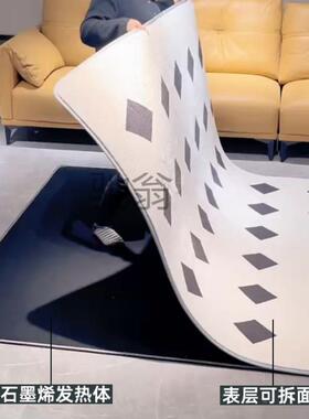 可拆石墨洗烯电热地NRY毯地客厅地暖垫家抗用寒加热地毯地垫发热