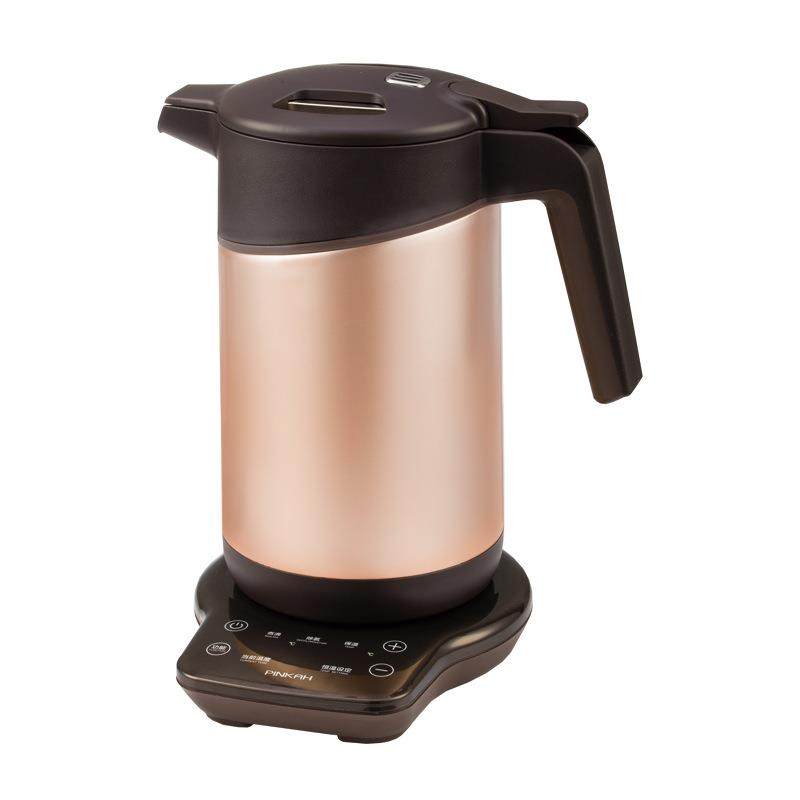 品咔INAH1.5L抽407真空双重智K能恒温电热水壶防干电烧不锈P钢水