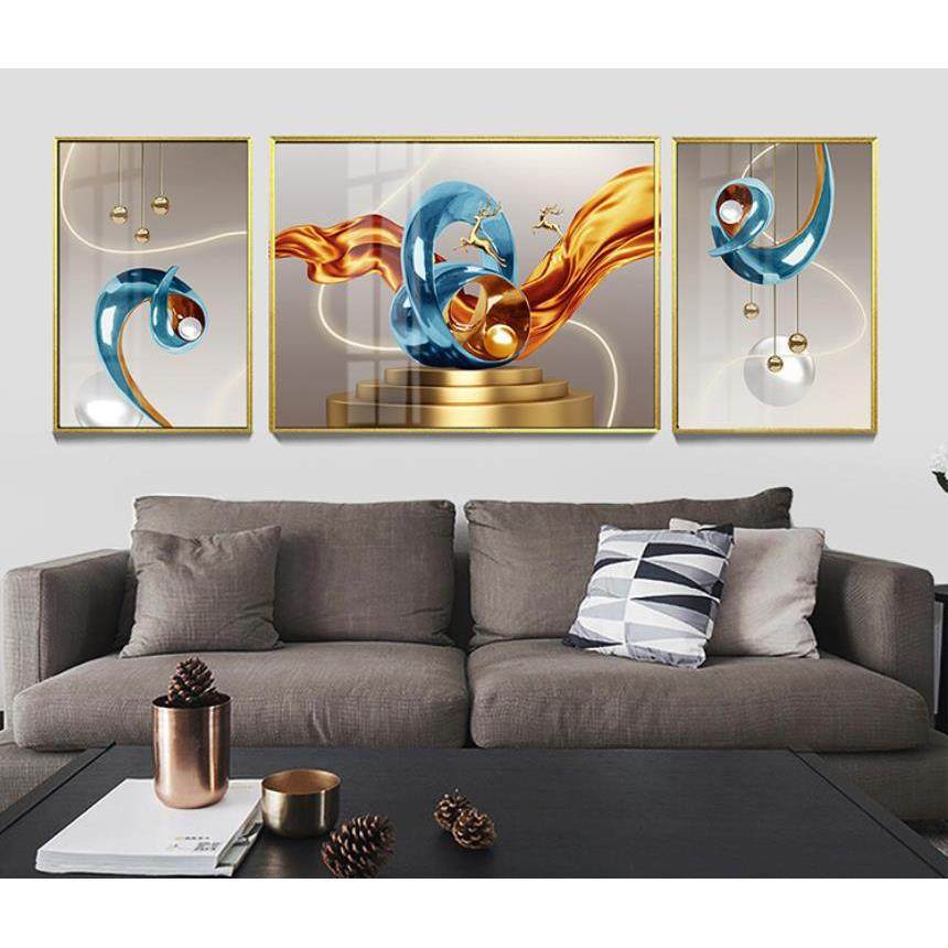 现代新中式客厅沙发景背壁画装奢轻大BLT-1305气抽象几何绸带线条,家居饰品,现代装饰画,淘宝优惠券,粉丝福利购,淘宝优惠卷