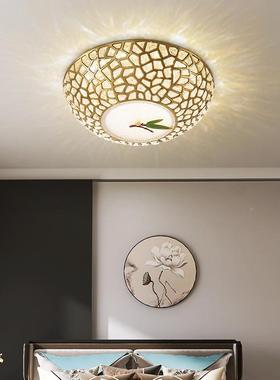 全铜奢华新中式门户外口玄门48363灯走廊大入户别墅室外关阳台吸