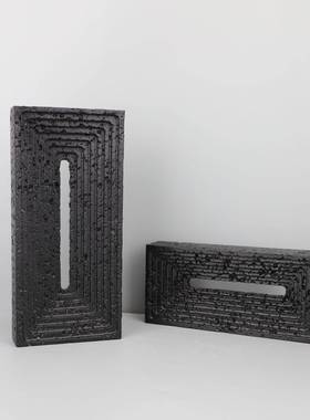 现装代简约件OPL白厅色树脂摆样板间办公室书房客玄关家居桌面软