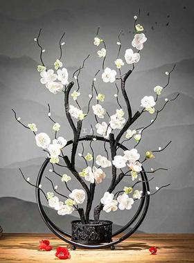 F869HSJ6新中式客厅风电视酒柜博古架玄古艺术装关饰品餐展示柜边