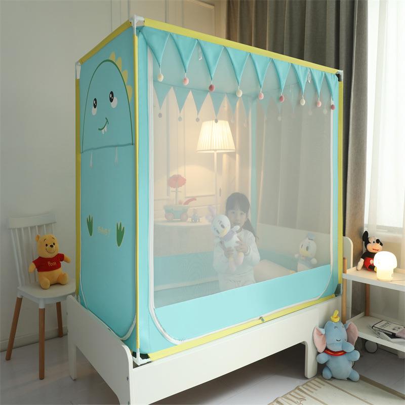 类儿童坐床蚊A婴儿宝空宝床防掉床蚊帐小床宿舍帐床蚊帐FLX23041