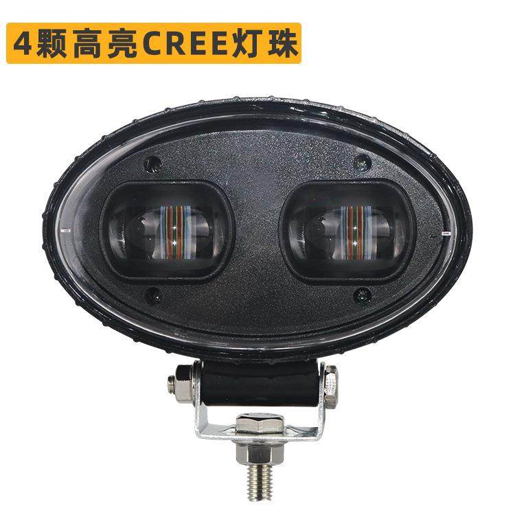 字红蓝光超高亮聚光LED叉车警示灯12~80V叉车安号zs-2330全区域一