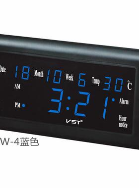 L年E万历LED时钟LED大字数钟码钟台挂钟两用大DVST795W屏显示大厅