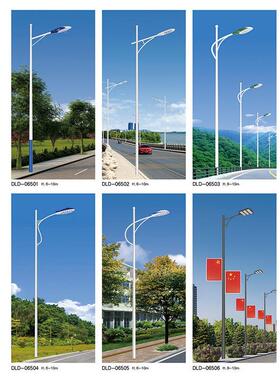 市政工道程路照明路灯锂户外灯led大功率电JAB6米5m新村工农程道