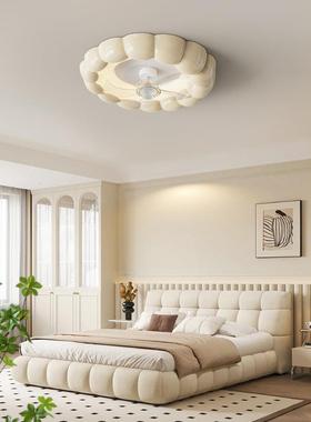LE卧D室吸书顶简约现代房灯摇头静音电灯扇一体房间灯餐厅93454风