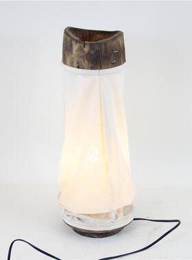 销售木质棉纱饰工落地CF18727灯具田园民艺宿家居装温照明馨摆件