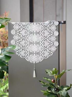 欧洲无障碍豪蕾华丝钢琴简现单代桌XRT旗白色织物钢琴套套布钢琴