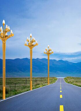 兰灯LED中华灯八叉九火大型观灯5050市政工程区学玉校景道路led小