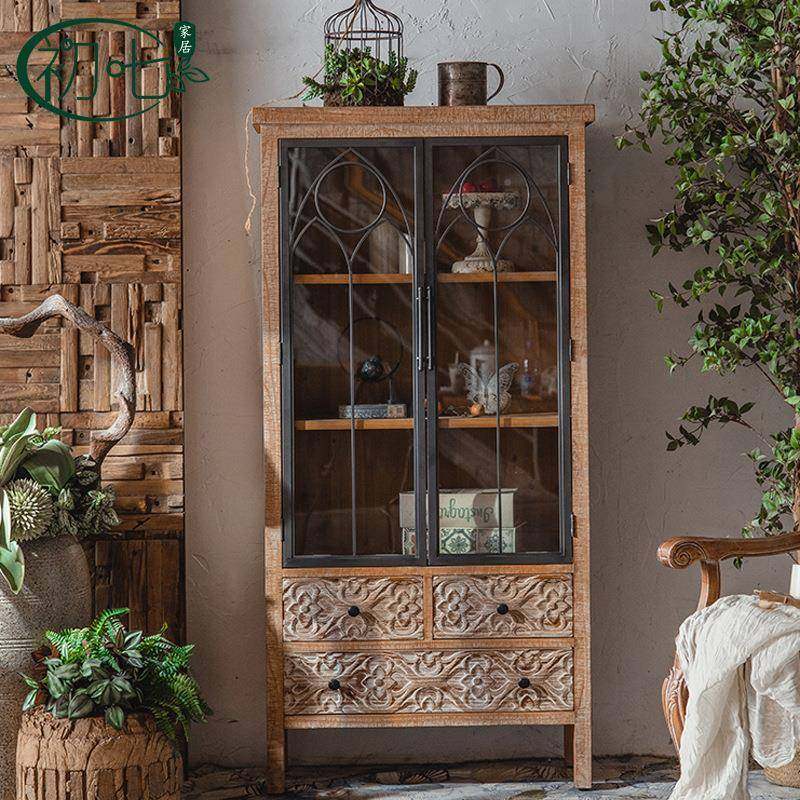 复古做旧玄关断子简约宿客柜厅雕花橱柜EAU储物边柜厨隔房餐民边,电子元器件市场,其它元器件,淘宝优惠券,粉丝福利购,淘宝优惠卷