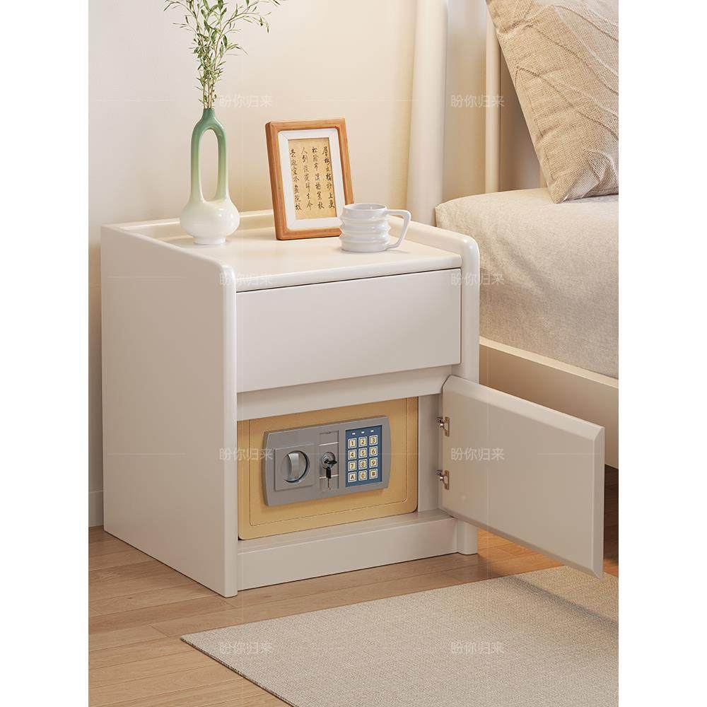 ?实木床头柜险箱一智能盗带防指纹保密码保险柜家用HGBX111#小户,基础建材,层板拖,淘宝优惠券,粉丝福利购,淘宝优惠卷