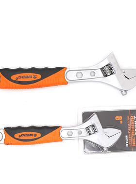 WEO维度钢制塑柄扳手铬钒钢可调金ABT活节多功能手动扳手五工D具