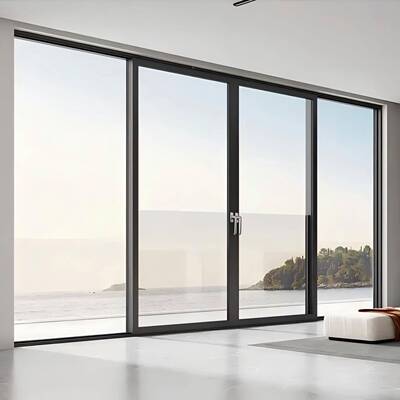 断ECD移桥侧压平推门通别墅阳台大风高密封窗户源头工拉厂铝合金