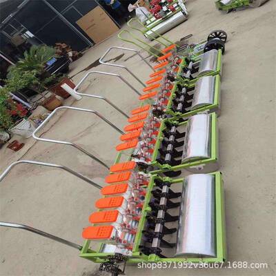 白大芷谷子播人材播种机多种力手推种机白菜头菜播种机