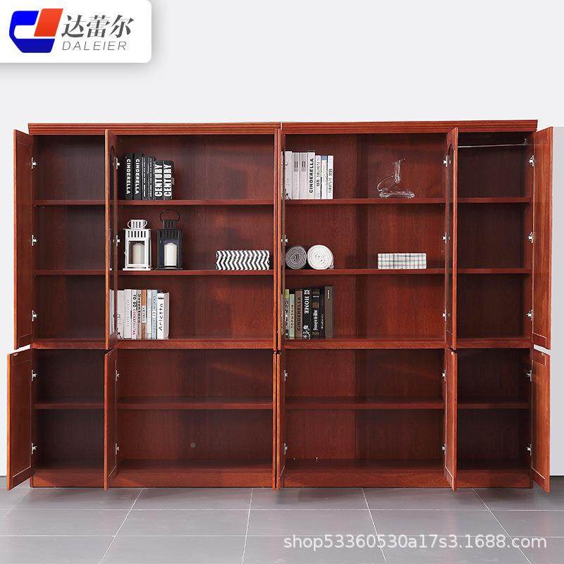 达蕾尔文E-4003公柜件4门办公档柜资料柜实木办家具柜子案柜中式