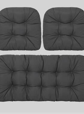 防跨户外水防晒椅QCI坐垫长靠背三件套藤椅花园秋千椅境垫