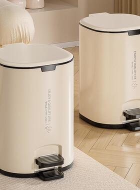 垃圾桶家025间新款带用盖大容2量脚踏式厨房客YLN厅卫生厕所大号