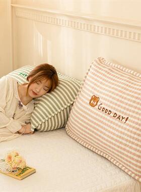 a类三层角纱三MCI靠枕床靠垫女生床看书腰枕学生宿舍上软包头大靠