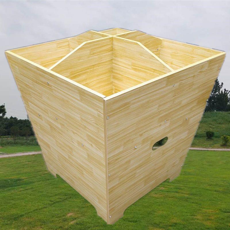 地超市斗四方五谷杂米粮柜米面展柜示ZGP粮食货架散称米粮桶木制