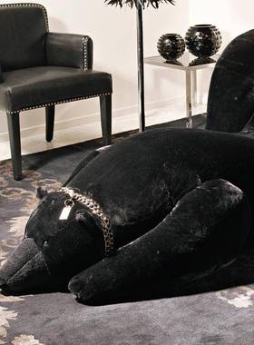 轻奢翘臀北极UIT沙发意式客厅闲阳台创卧室熊设计师网红休单人躺