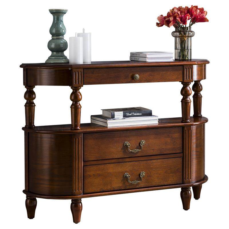 美式客厅实木餐边柜窄柜半关圆玄储桌VRS道柜靠墙玄关过柜物柜整,鲜花速递/花卉仿真/绿植园艺,其它园艺用品,淘宝优惠券,粉丝福利购,淘宝优惠卷