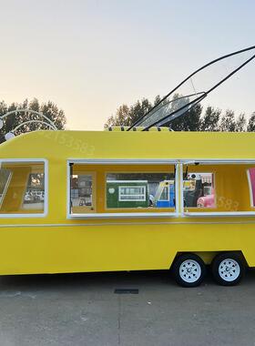 红营地巴夜市网户外新露营复古造型士摆摊餐ZOB车城市更路边贩卖