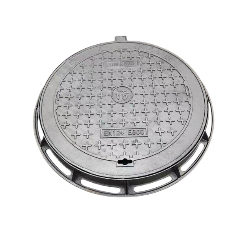 球墨铸铁井盖下水道雨水圆形电力沙井盖球磨D400污水窨井盖厂家