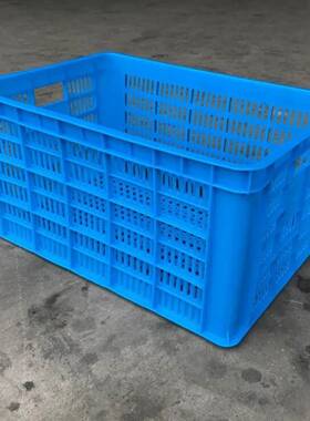 680塑料筐长方形胶框加厚服装筐快递物流周转筐