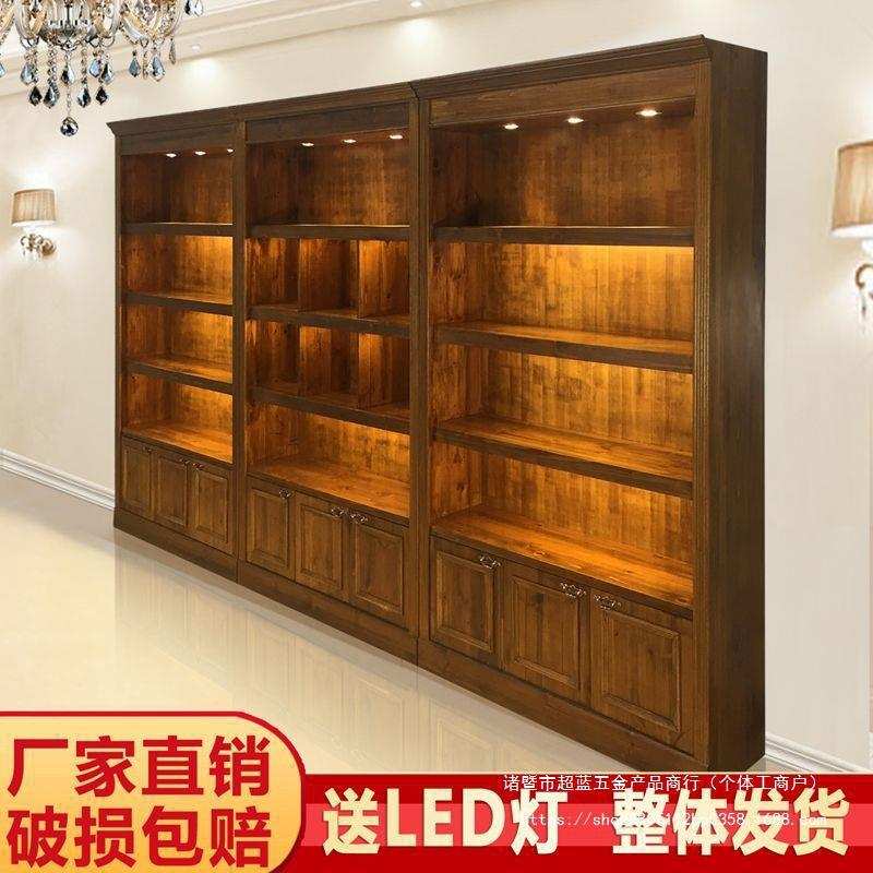 中式复古实木展示柜珠宝首饰玻璃展柜古董文玩玉器茶叶特产陈列柜图片