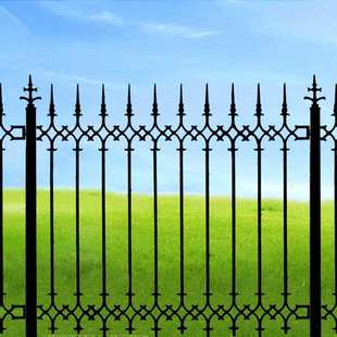 铸铁护栏 别墅阳台小区园艺围墙栅栏 草坪花园铸铁护栏厂家定制