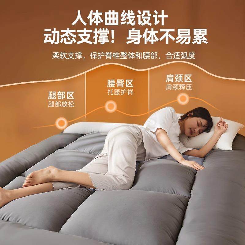 家用卧室出租房可折叠不塌陷地垫睡垫榻榻米地铺专用睡垫床垫软垫