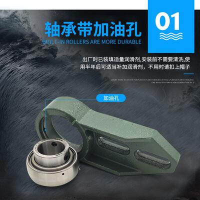 LJP洛阳京磐带座外球面轴承UCFAFBFD207208纺织机轴承