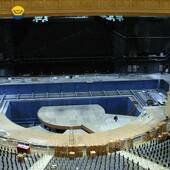 剧场水下舞台升降台演播厅大型水底舞台升降机水中旋转水上舞台