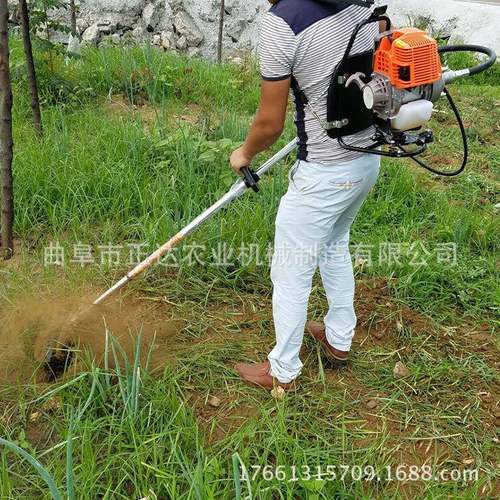 重庆苗间松土锄草机果园大棚背负式锄地机