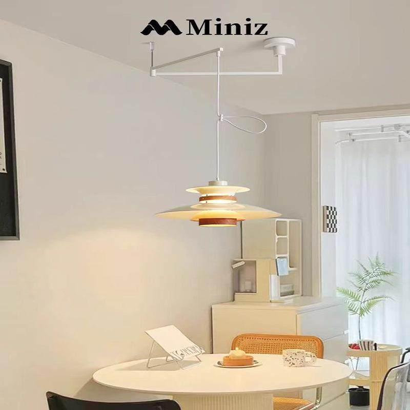 丹麦飞碟PH5餐厅灯可位移吊灯胡桃木新法式设计师摇臂餐桌吧台灯,家装灯饰光源,智能吊灯,淘宝优惠券,粉丝福利购,淘宝优惠卷