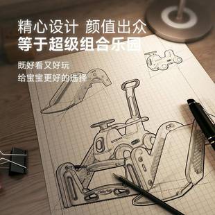 儿童摇摇马蹦床组合三合一宝宝滑梯大号加厚小木马摇摇椅玩具