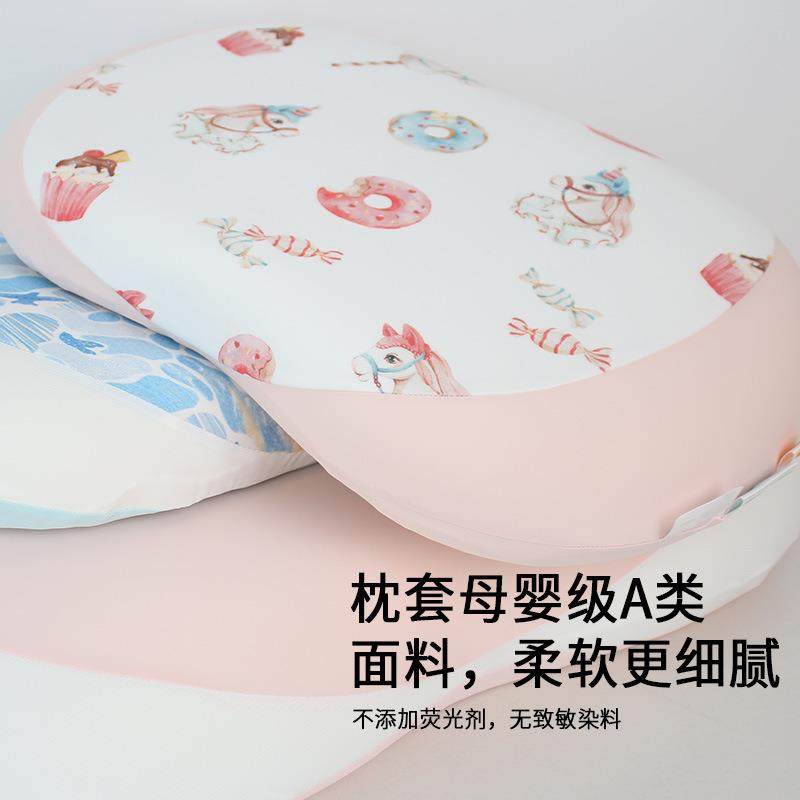 三只酷酷的猫儿童枕头宝宝专用3-7-12岁学生记忆记忆棉睡觉猫肚枕